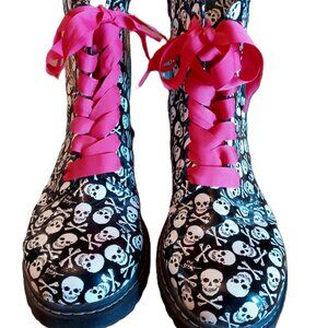 Betsey Johnson Skull Boots